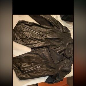 Leather coat RUDSAK NEW